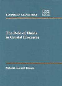 Cover image for The Role of Fluids in Crustal Processes