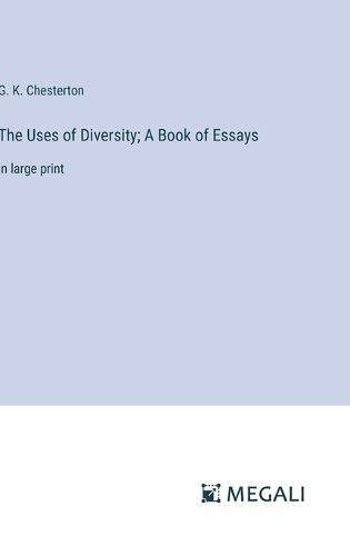 Cover image for The Uses of Diversity; A Book of Essays