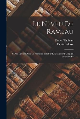 Cover image for Le Neveu De Rameau