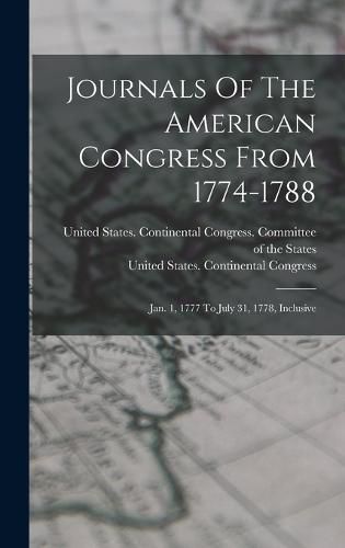 Cover image for Journals Of The American Congress From 1774-1788