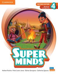 Cover image for Super Minds Level 4 Workbook with Digital Pack British English