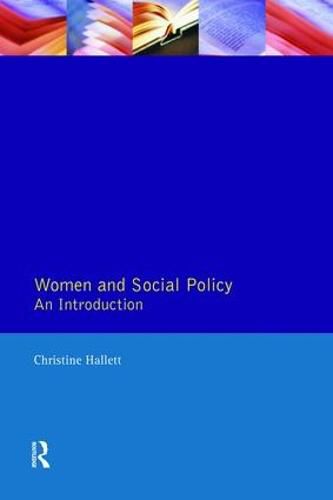 Cover image for Women And Social Policy: An introduction