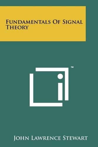 Cover image for Fundamentals of Signal Theory