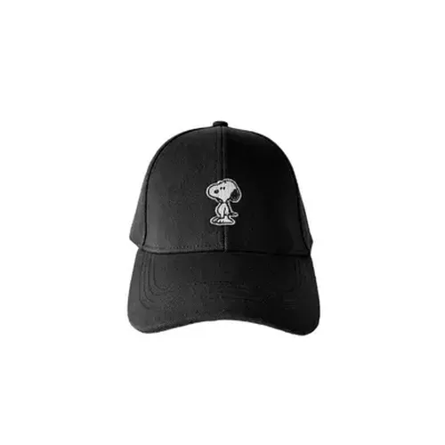 Cover image for Black Snoopy Canvas Cap (L - 58cm)