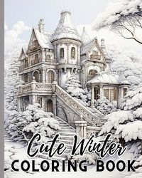 Cover image for Cute Winter Coloring Book