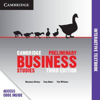 Cover image for Cambridge Preliminary Business Studies Digital (Card)