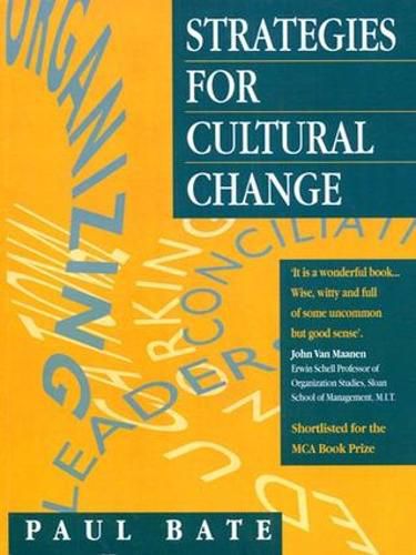 Cover image for Strategies for Cultural Change