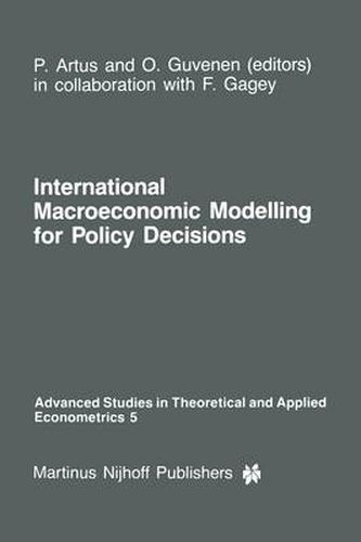 Cover image for International Macroeconomic Modelling for Policy Decisions