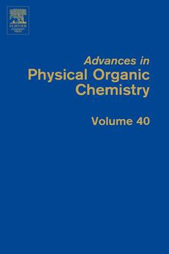 Cover image for Advances in Physical Organic Chemistry