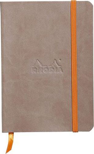 Cover image for Rhodiarama A6 Softcover Notebook Lined - Taupe