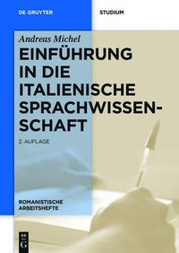 Cover image for Einfuhrung in die italienische Sprachwissenschaft