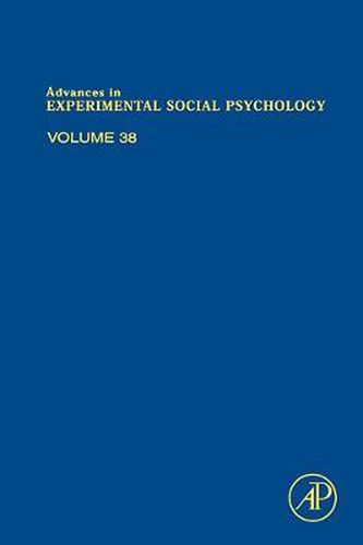 Cover image for Advances in Experimental Social Psychology