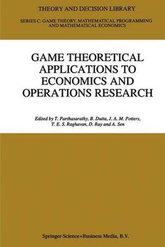 Cover image for Game Theoretical Applications to Economics and Operations Research