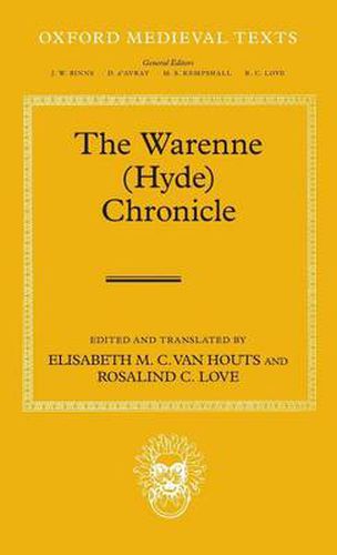 Cover image for The Warenne (Hyde) Chronicle