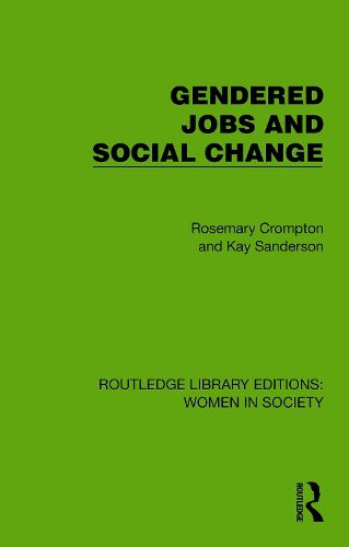 Cover image for Gendered Jobs and Social Change