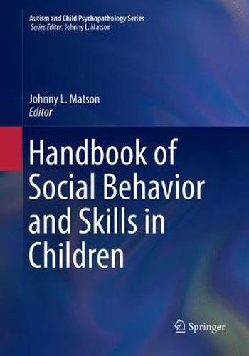 Cover image for Handbook of Social Behavior and Skills in Children