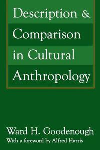 Cover image for Description and Comparison in Cultural Anthropology