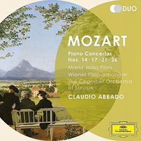 Cover image for Mozart Piano Concertos 14 17 21 26