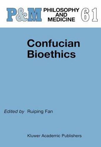 Cover image for Confucian Bioethics