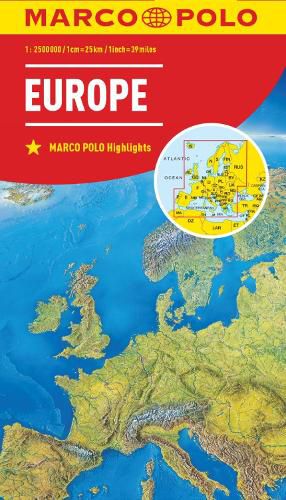 Cover image for Europe Marco Polo Map