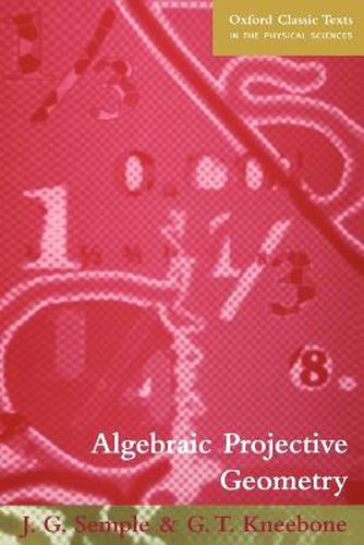 Cover image for Algebraic Projective Geometry