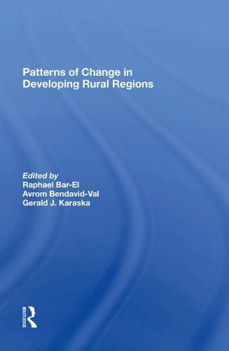 Cover image for Patterns of Change in Developing Rural Regions