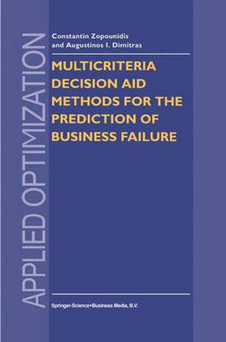 Cover image for Multicriteria Decision Aid Methods for the Prediction of Business Failure