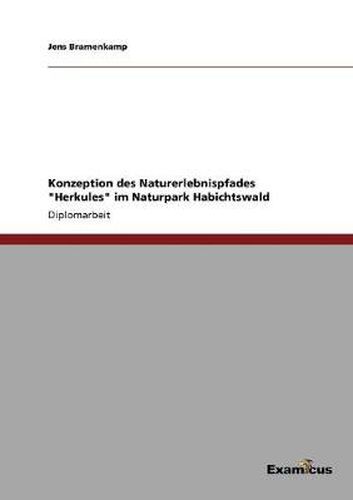 Cover image for Konzeption des Naturerlebnispfades Herkules im Naturpark Habichtswald