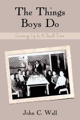 Cover image for The Things Boys Do: Growing Up In A Small Town