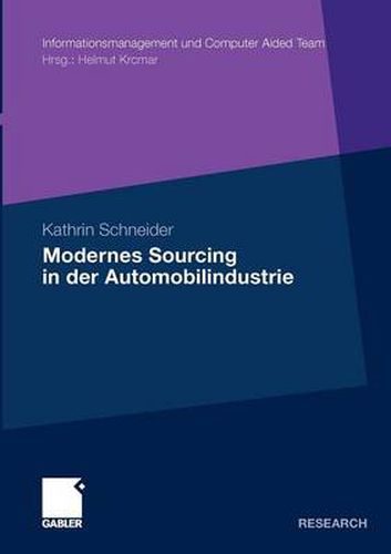 Cover image for Modernes Sourcing in Der Automobilindustrie