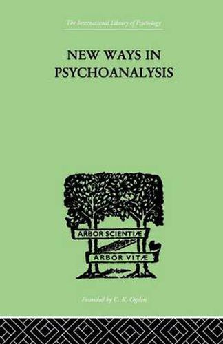 Cover image for New Ways in Psychoanalysis