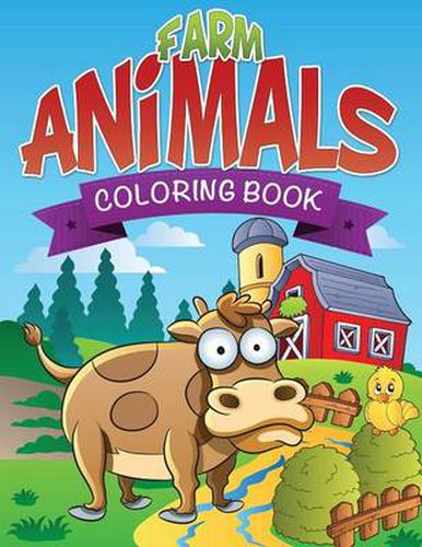 Cover image for Farm Animals Coloring Book