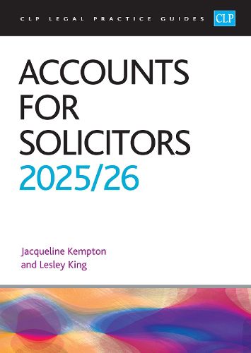 Cover image for Accounts for Solicitors 2025/26