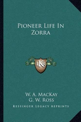 Cover image for Pioneer Life in Zorra