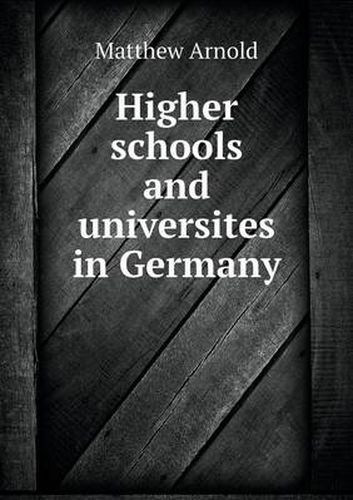 Cover image for Higher schools and universites in Germany