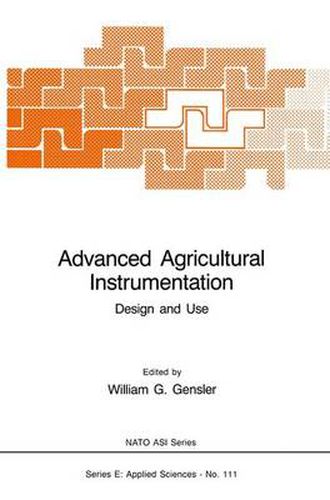 Cover image for Advanced Agricultural Instrumentation: Design and Use