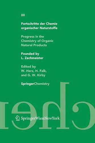 Cover image for Fortschritte der Chemie organischer Naturstoffe / Progress in the Chemistry of Organic Natural Products 88