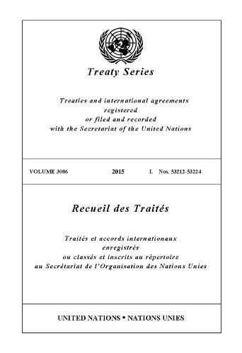 Treaty Series 3086 (English/French Edition)