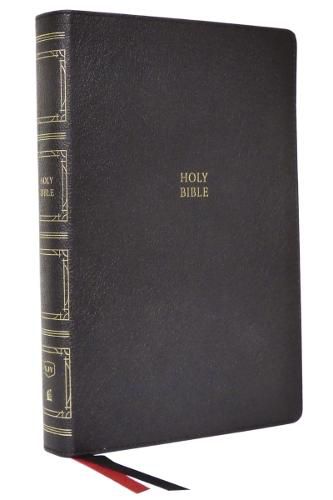 Cover image for KJV, Paragraph-style Large Print Thinline Bible, Genuine Leather, Black, Red Letter, Comfort Print: Holy Bible, King James Version