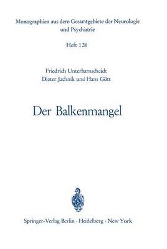 Cover image for Der Balkenmangel