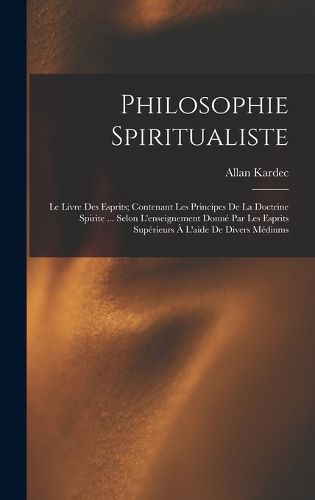 Cover image for Philosophie Spiritualiste