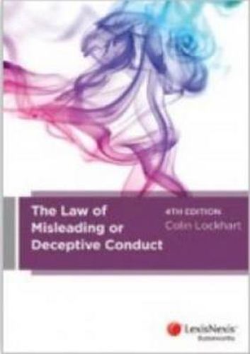 Cover image for The Law of Misleading or Deceptive Conduct