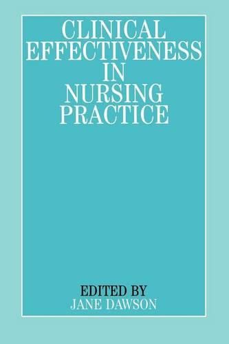 Cover image for Clinical Effectiveness in Nursing Practice