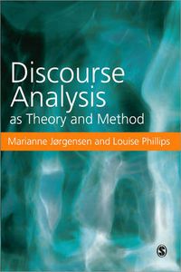 Cover image for Discourse Analysis as Theory and Method