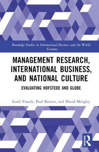 Cover image for Management Research, International Business, and National Culture