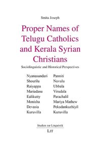 Cover image for Proper Names of Telugu Catholics and Kerala Syrian Christians