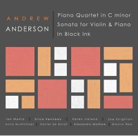 Cover image for Piano Quartet in C minor / Sonata for Violin & Piano / In Black Ink
