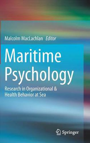 Cover image for Maritime Psychology: Research in Organizational & Health Behavior at Sea