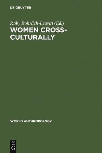 Cover image for Women Cross-Culturally: Change and Challenge