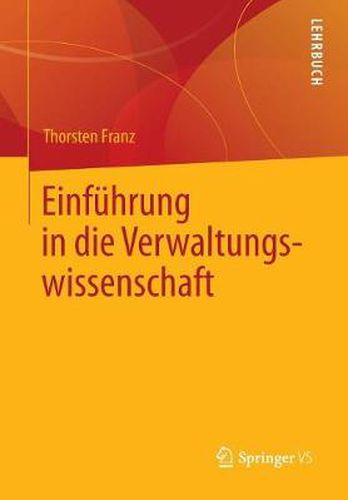 Cover image for Einfuhrung in die Verwaltungswissenschaft